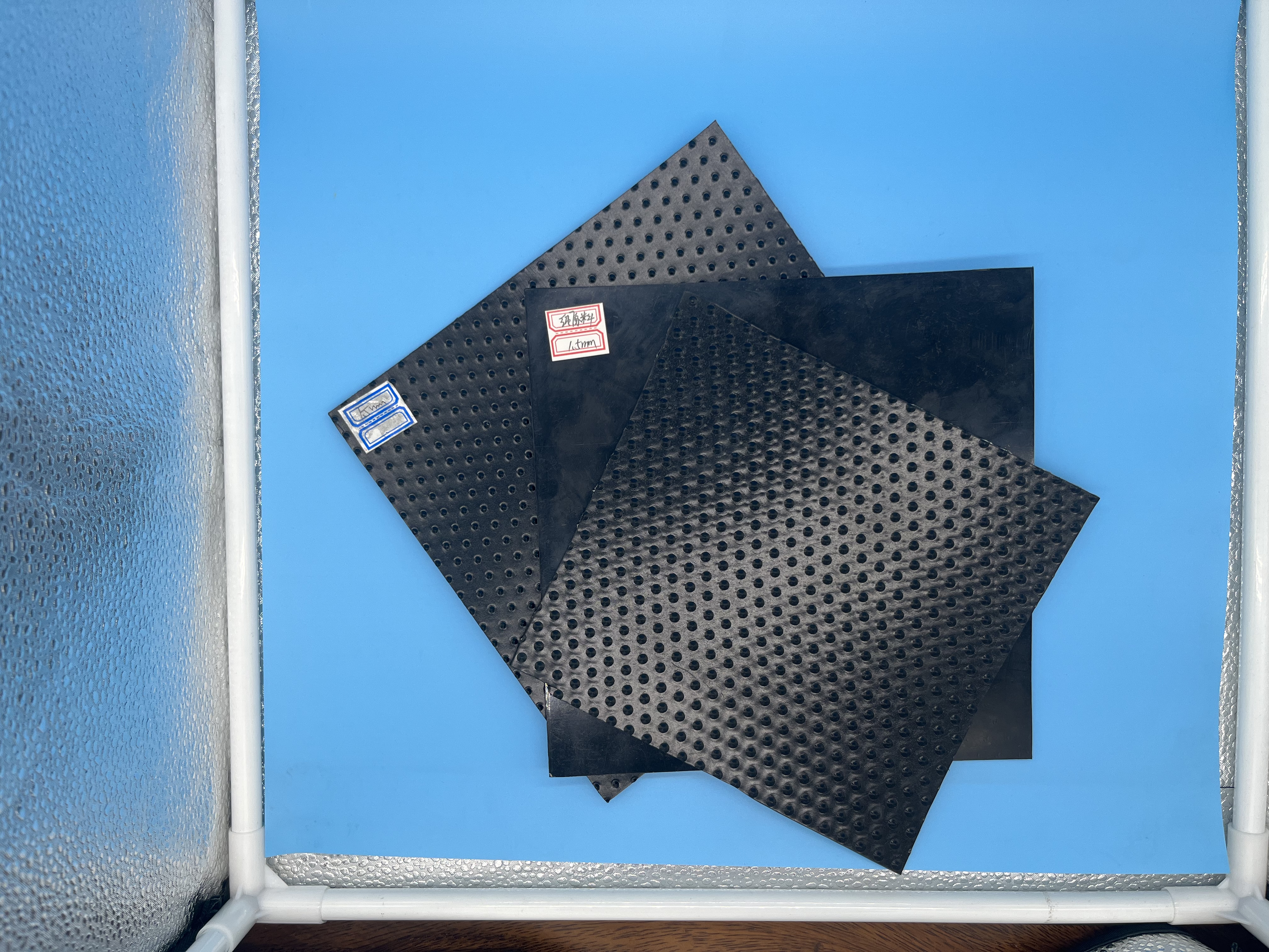 Dimpled Plastic Drainage Sheets, Dimpled Plastic Drain Sheet Drainage Construction, Hdpe Drainage Sheet