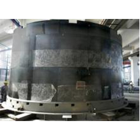 Shaft Sinking Related Steel Construction with Steady Covering Guide and Buntons