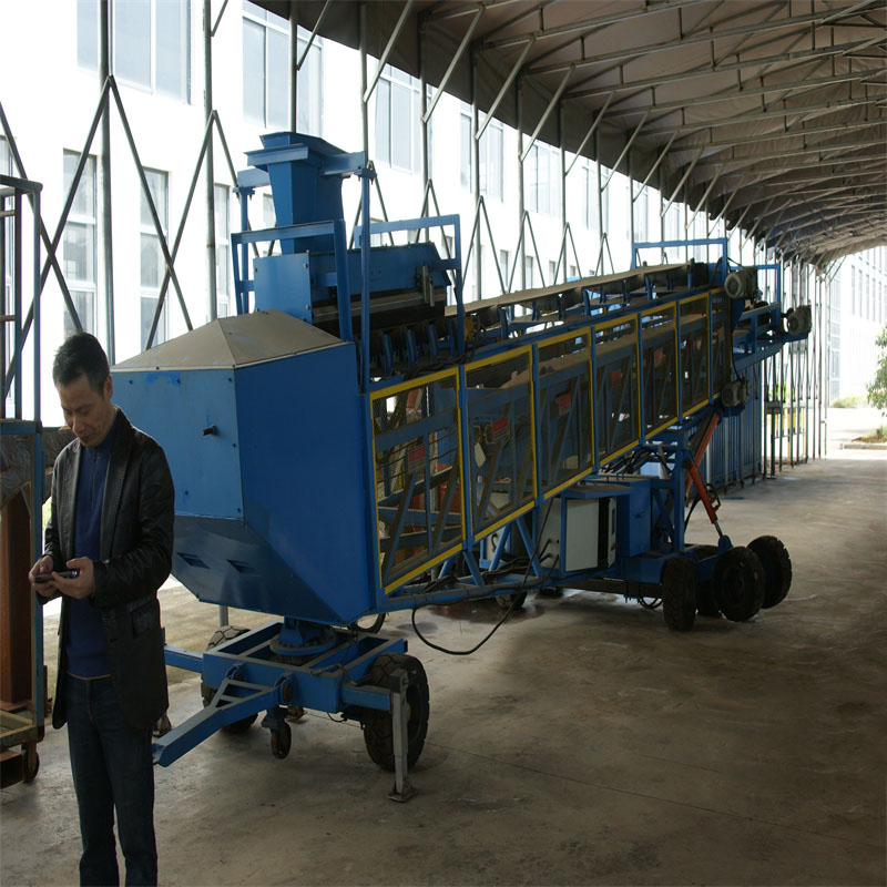 Heavy Duty Long Distance Portable Radial Stacking Conveyor 