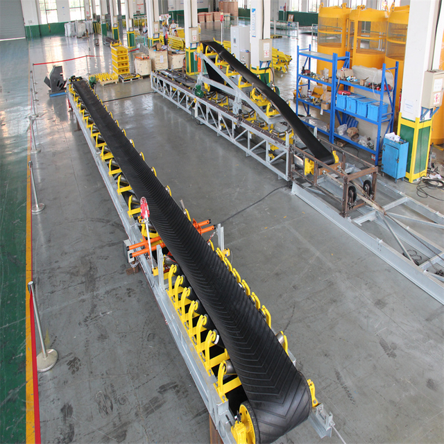 Big Stockpile Capacity Area Mining Belt Conveyor